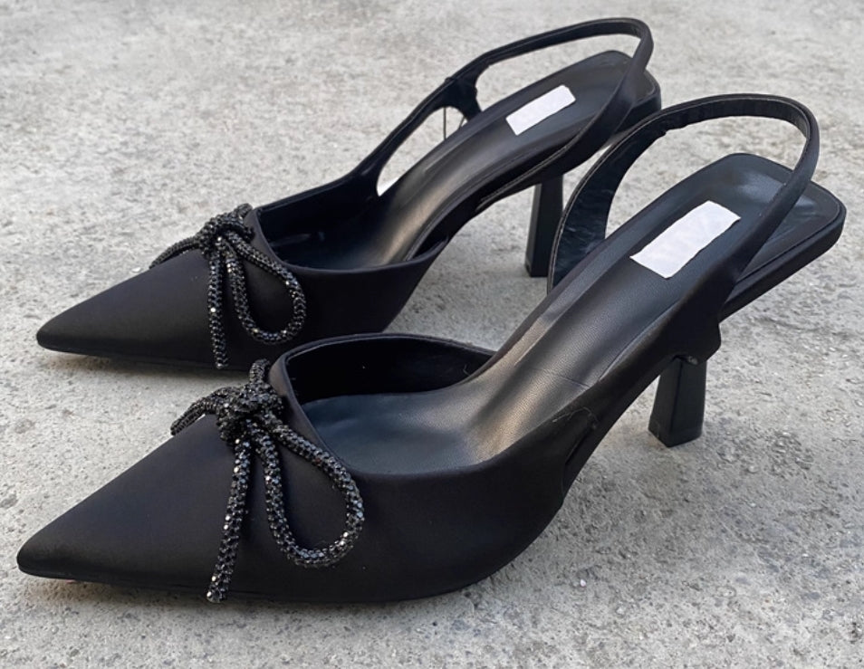 Französische Strass High Heels